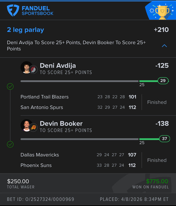 Winning slip